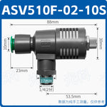 SMC Type ASV310F01-06S One Touch Push-In Speed Control Valve with Muffler, Pneumatic Exhaust Throttle Valve | Jinye
