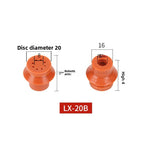SQZ bottle cap hole sealing suction cup, imported silicone high-temperature resistant with perforated workpieces, dedicated vacuum nozzle robotic arm accessories