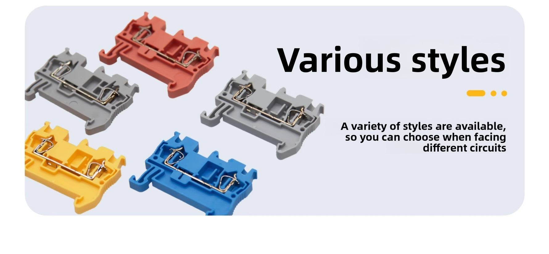 ST2.5 ST1.5 ST4 ST6 Free Spring Terminal Block, Tool-Free Inline Copper Wire Connector Quick Wiring Spring Wire Terminal