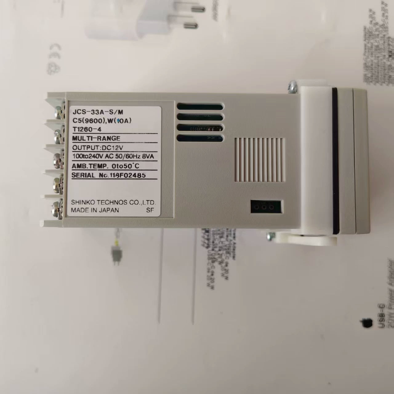 Genuine Shinko JCS-33A-R/M (Relay), JCS-33A-S/M A2 (SSR + Dual Alarm), JCS-33A-S/M C5 (SSR + RS-485) Digital Thermostat, 48×48mm, Universal Input, PID Auto-Tuning, 100–240VAC, Industrial Grade