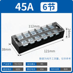 TB Series Fixed High Current Terminal Block, 15A 25A 45A Screw Wiring Terminal Strip, Fixed Base Power Distribution Terminal Board for Cabinet Power Wiring & Industrial Control