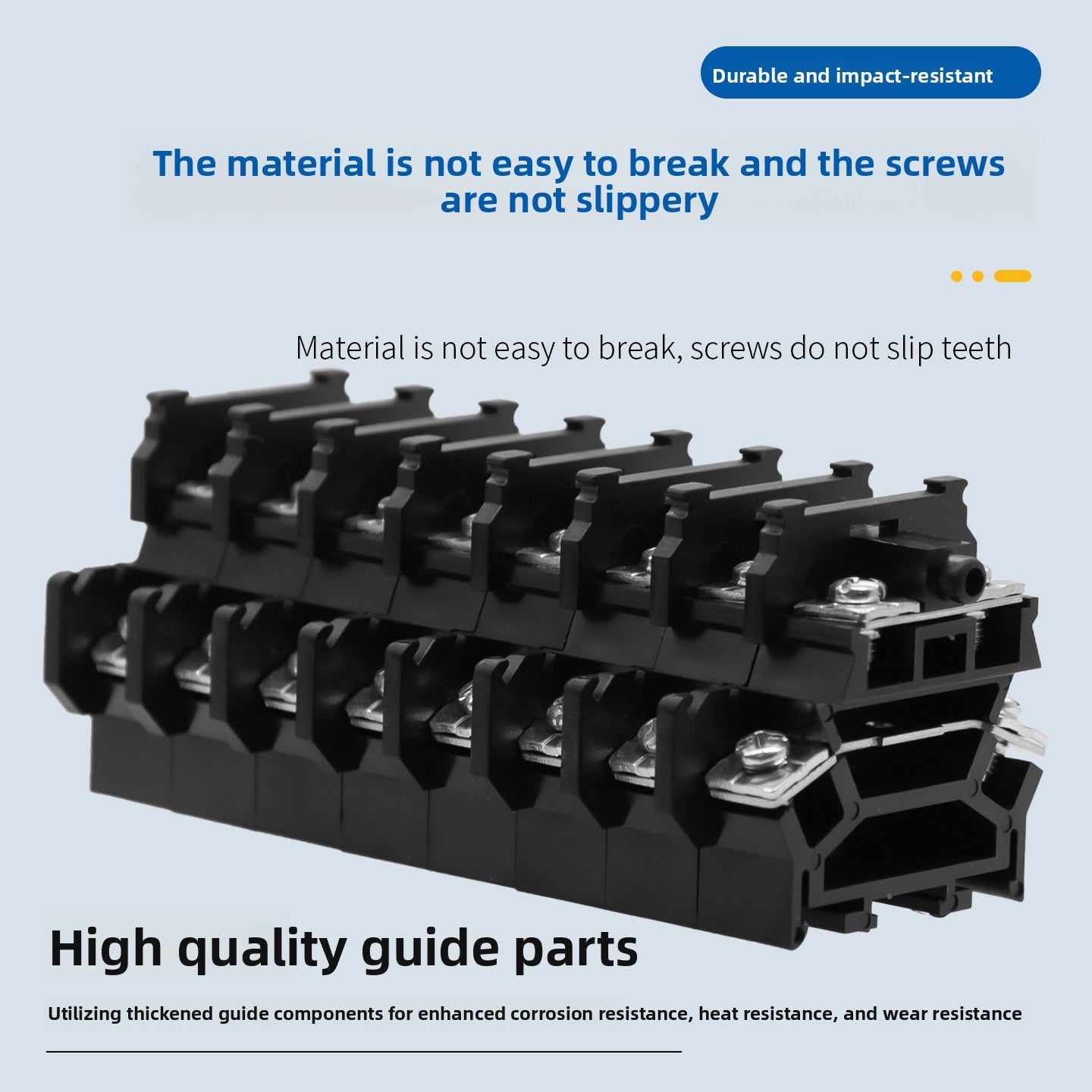 Double‑Layer TBD Terminal Blocks | TBD‑10/20/30 | DIN Rail Dual‑Level Wiring