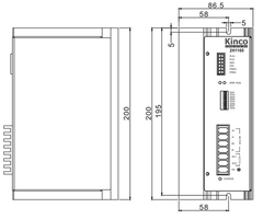 Kinco 2H1160 stepper driver, brand new original stock warranty 18 months