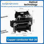 Double‑Layer TBD Terminal Blocks | TBD‑10/20/30 | DIN Rail Dual‑Level Wiring