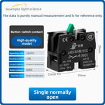 XB2 Series 22mm Push Button Switch, Self‑Reset Momentary / Knob Selector / Emergency Stop, BA31 (Green 1NO) / BA42 (Red 1NC) / BD21 (2‑Position Knob) / BS542 (Mushroom Head E‑Stop), IP65 Industrial Control Switch