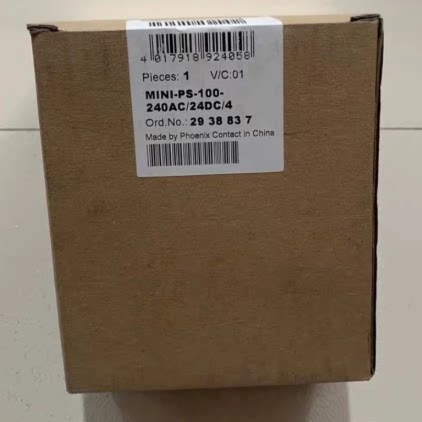 Genuine Phoenix Contact MINI-PS-100-240AC/24DC/1/2/3/4 Power Supply (2938/2866 Series), 24VDC, 1–4A, 100–240VAC, DIN Rail, Slim Design, In Stock