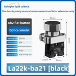 XB2 Series 22mm Push Button Switch, Self‑Reset Momentary / Knob Selector / Emergency Stop, BA31 (Green 1NO) / BA42 (Red 1NC) / BD21 (2‑Position Knob) / BS542 (Mushroom Head E‑Stop), IP65 Industrial Control Switch