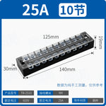 TB Series Fixed High Current Terminal Block, 15A 25A 45A Screw Wiring Terminal Strip, Fixed Base Power Distribution Terminal Board for Cabinet Power Wiring & Industrial Control