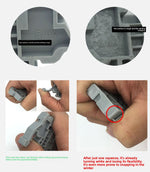 Terminal Holder Set | E/UK, EW35, C45, TBR‑F | DIN Rail Fixing Accessories