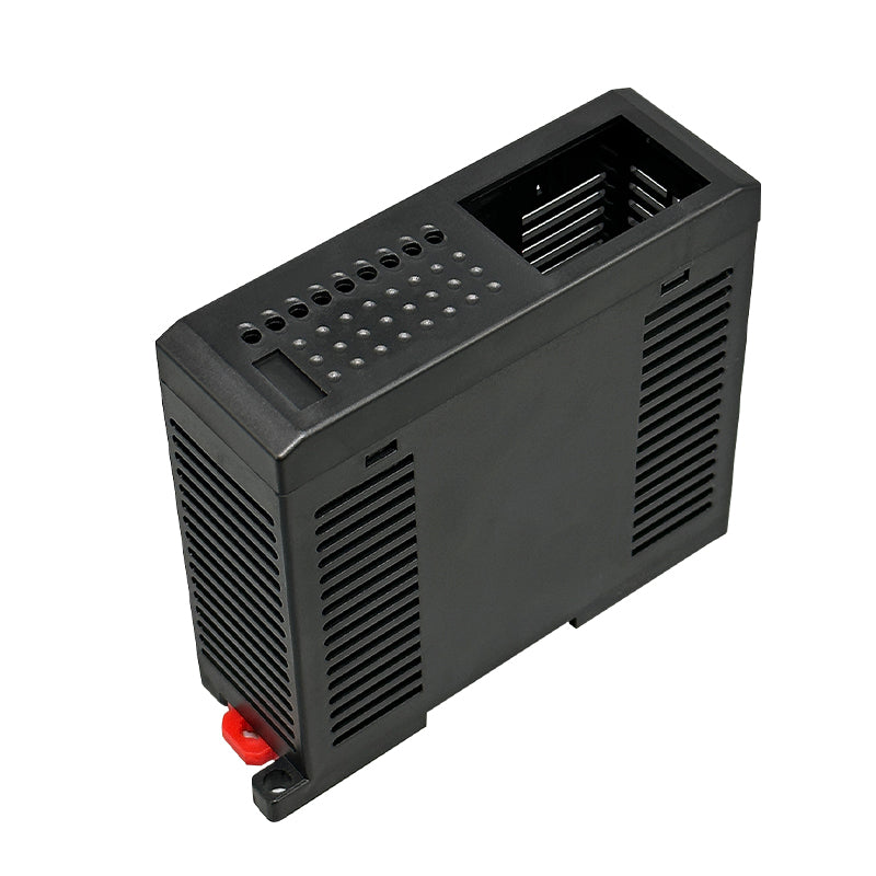 PLC industrial control box guide rail instrumentation shell plastic power junction box controller 101 * 35 * 91MM