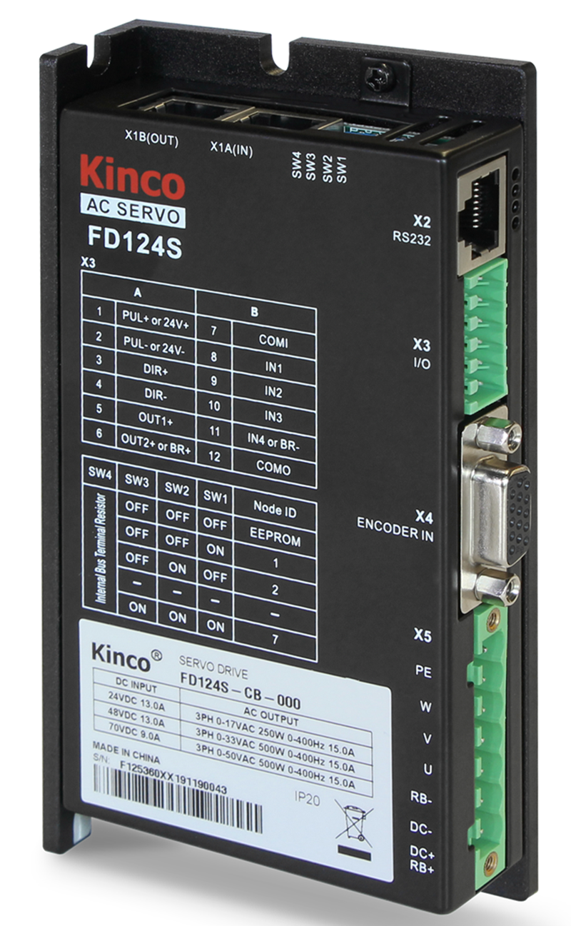 Buke FD124S-LA-000, FD124S-LB-000 low voltage servo driver S232 + RS485 ...