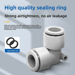 SMC Type KQ2L04/06/08/10/12/16-00 Equal Diameter Elbow Pneumatic Fitting, One Touch Push-In Right Angle Connector | Pneumatic