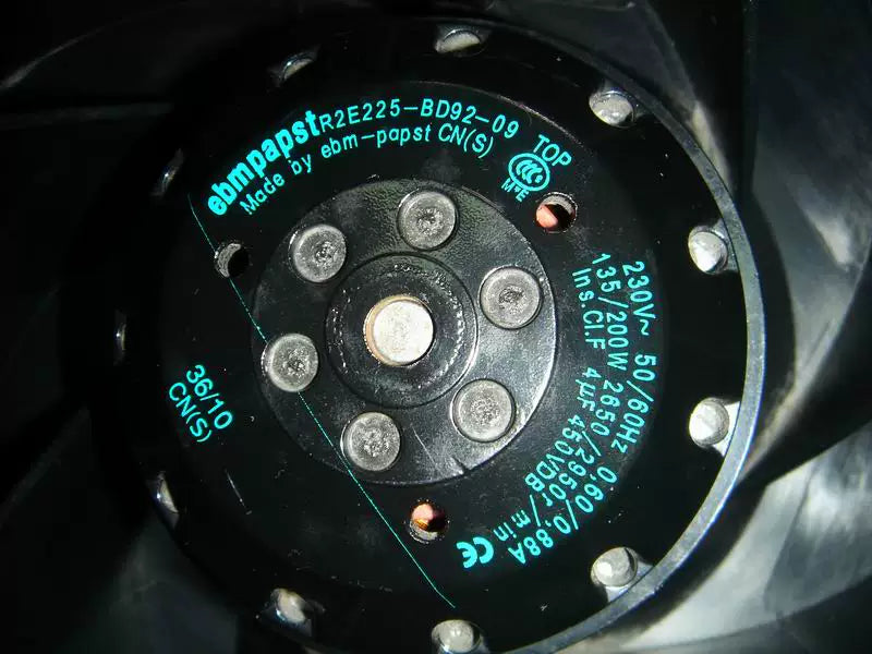 New Original Germany R2E225-BD92-09 230V M2E068-DF Centrifugal Purification Fan Turbo Exhaust Fan Replacement