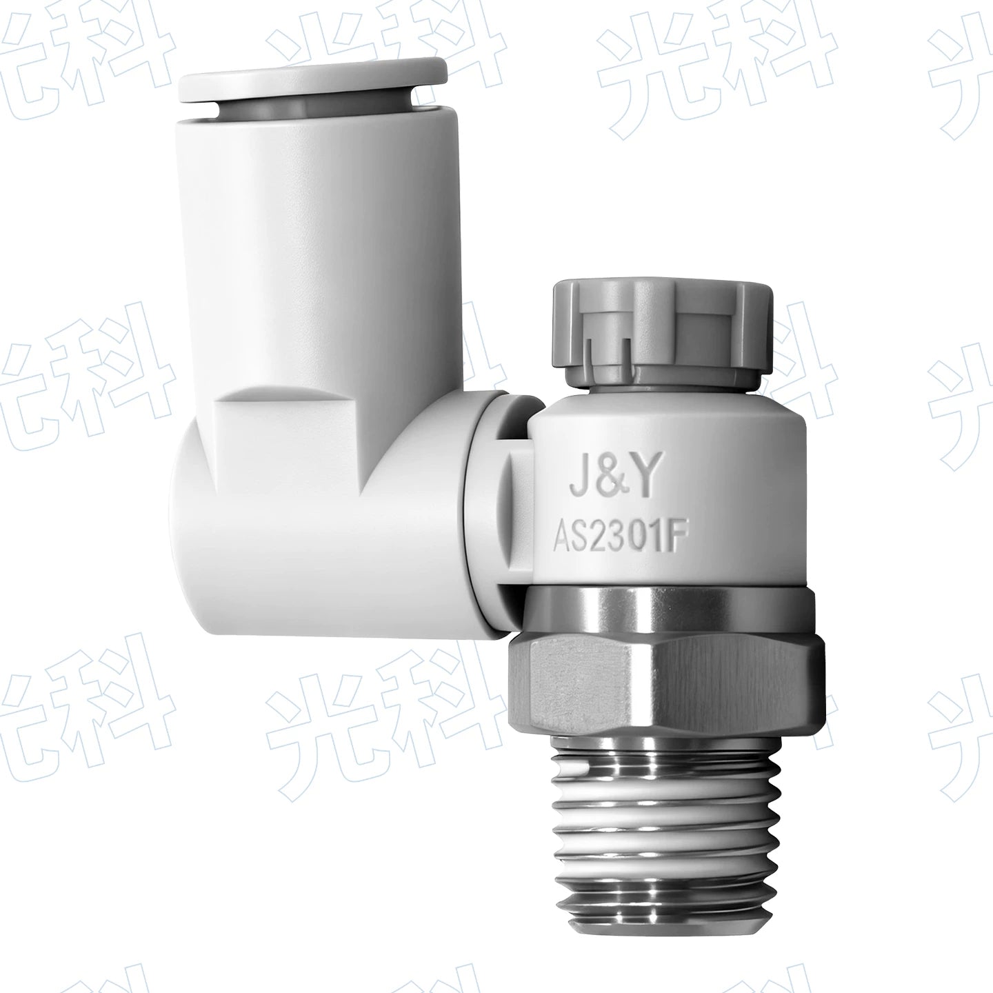 SMC Type AS Universal Pneumatic Speed Control Valve | Sealed Non-Leaking PC One-Touch Push-In Quick Connector | Jinye Throttle Valve