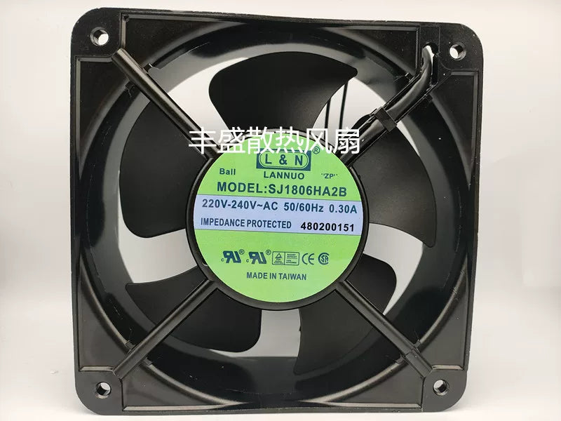 Original SJ1806HA2B 220V 30A Construction Elevator Part Lannuo Electric Control Box Fan 18cm 180mm