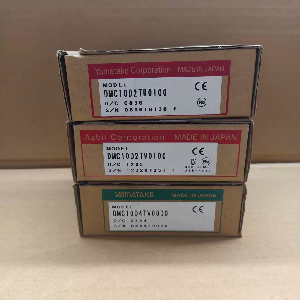 Genuine Azbil (YAMATAKE) DMC10 Series Multi-Channel Temperature Control Module (DMC10S4TV0000/10D4TR0000/10S2TV0100/300/400), 2/4-Channel, PID Control, SSR/Relay Output, RS485, DIN Rail, In Stock
