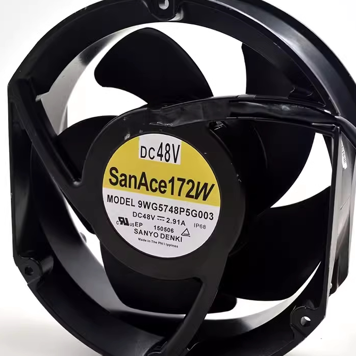 Sanyo Denki 9WG5748P5H003 9WG5748P5G003 9WG5748P5G001 48V 1.62A 2.91A Waterproof Cooling Fan 172x150x51mm