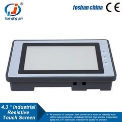 Huaqingjun 4.3" TFT LCD Touch Screen RS485/232/422 Communication DC10-30V HMI for PLC