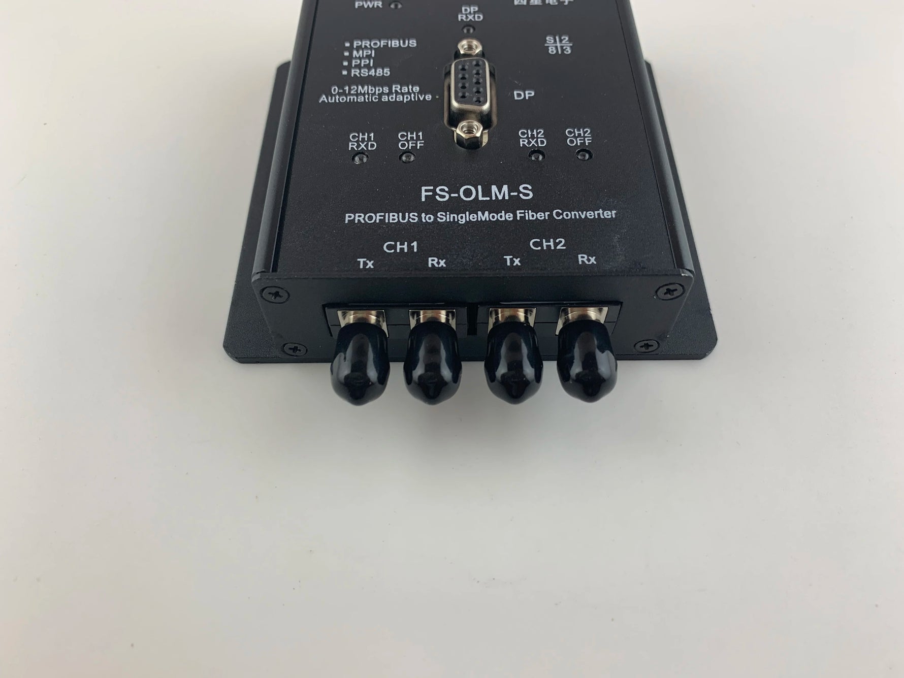 FS-OLM-S PROFIBUS/MPI/PPI Single Mode Fiber Optic Link Module For Machine Communication
