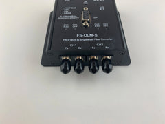 FS-OLM-S PROFIBUS/MPI/PPI Single Mode Fiber Optic Link Module For Machine Communication