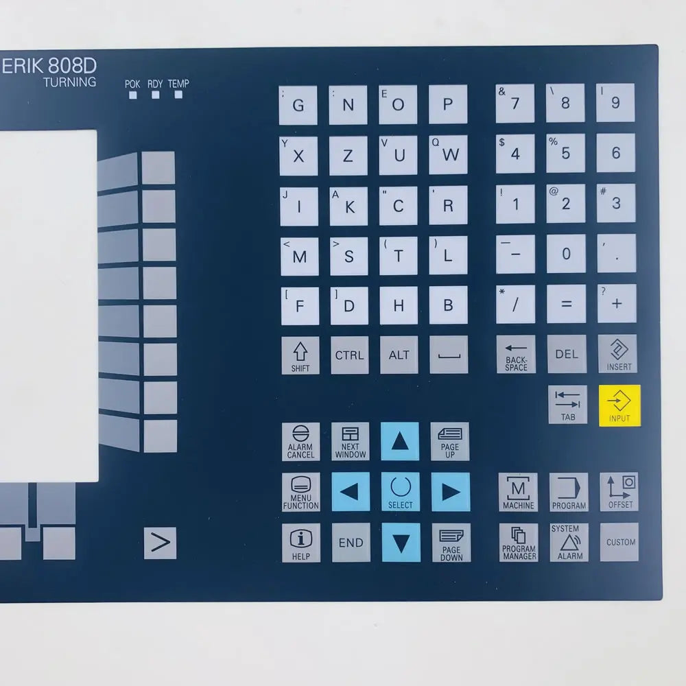 6FC5 370-1AM00-0CA0 808D Membrane film for SINUMERIK 808D system Panel repair~do it yourself, Have in stock