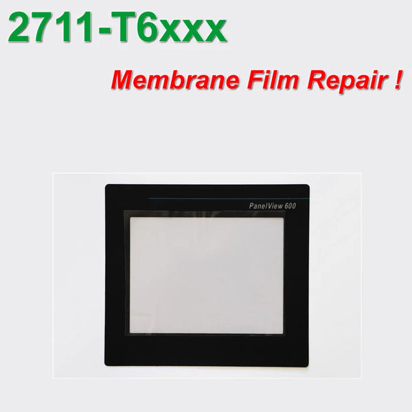 2711-T6C PanelView 600 touch screen replacement cover 2711-T6C Overlay for HMI Panel Repair,in stock