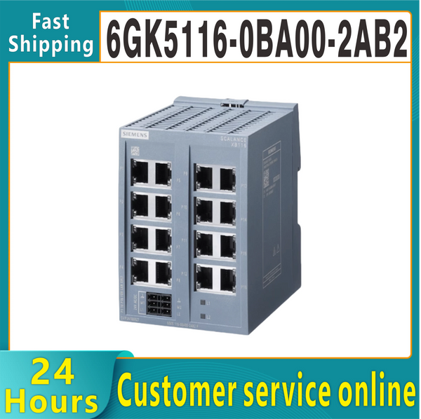 electrical switch module 6GK5116-0BA00-2AB2 unmanaged IE switch with 16 ports XB116 Original