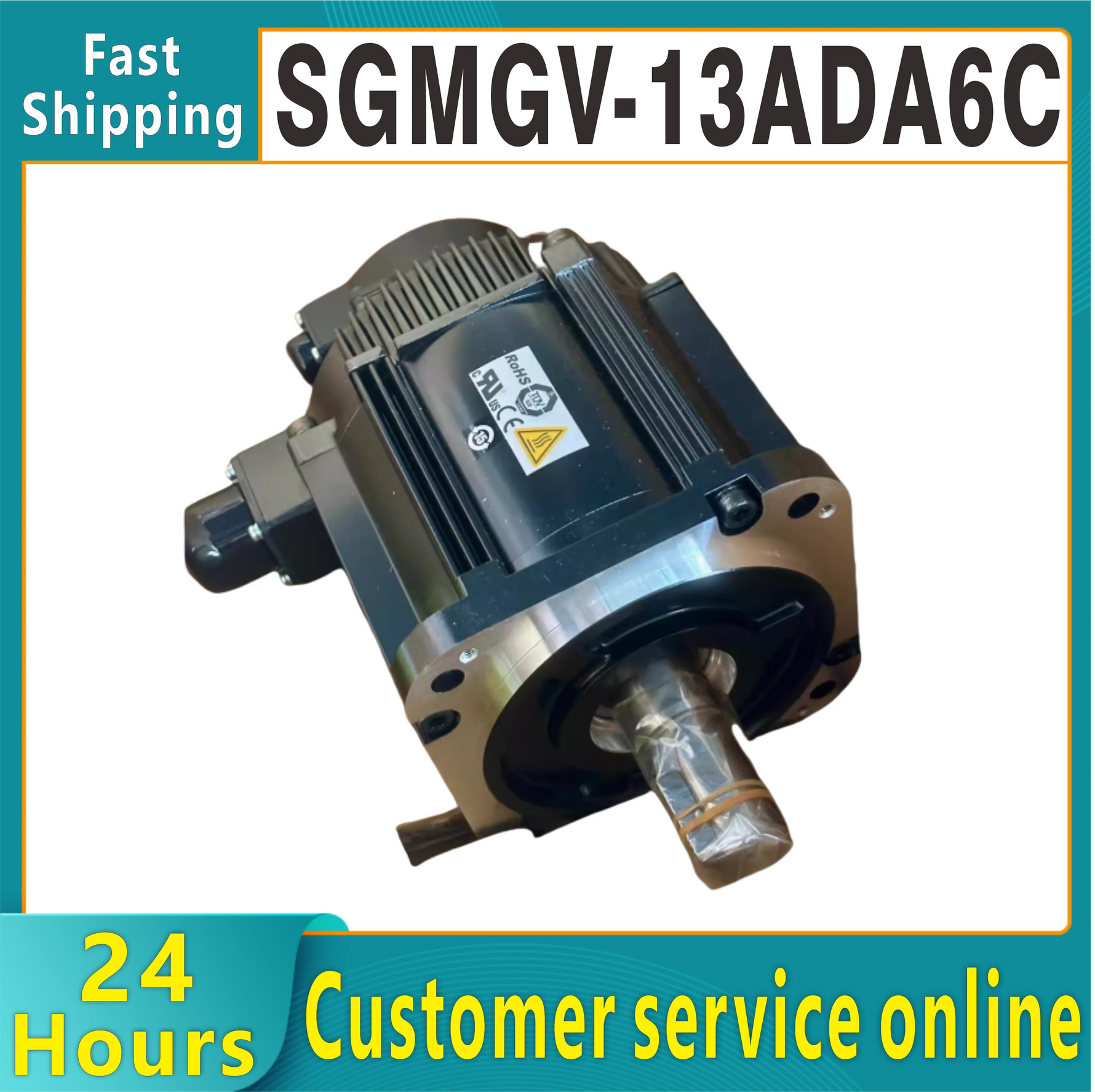 Original SGMGV-13ADA6C Yaskawa servo motor 1.3KW brake