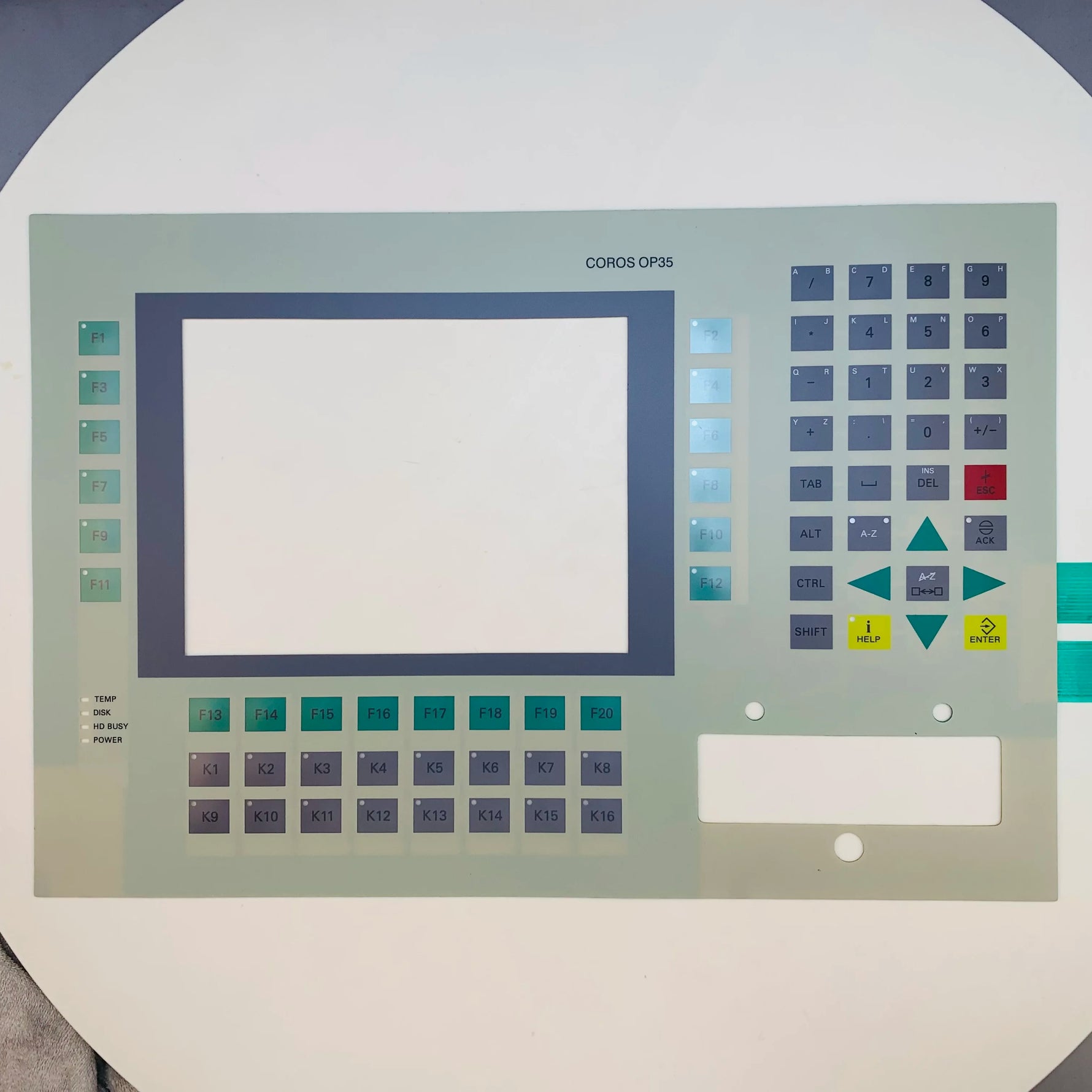 6AV3 535-1FA01-1AX1 6AV3535-1FA01-1AX1 OP35 Membrane Keypad for SIMATIC HMI Panel repair~do it yourself, Have in stock