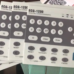 ECG-1200 Membrane Keypad switch for Panel Repair,Available&Stock Inventory