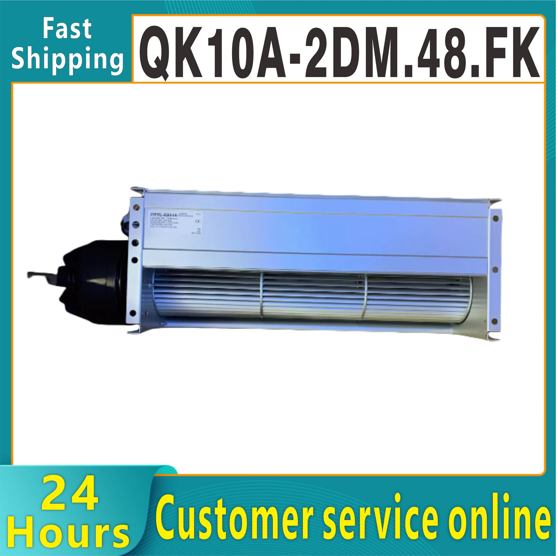 QK10A-2DM.48.FK Original Xerox Hundred ZIEHL-ABEGG Cross Flow Fan Cooling Fan