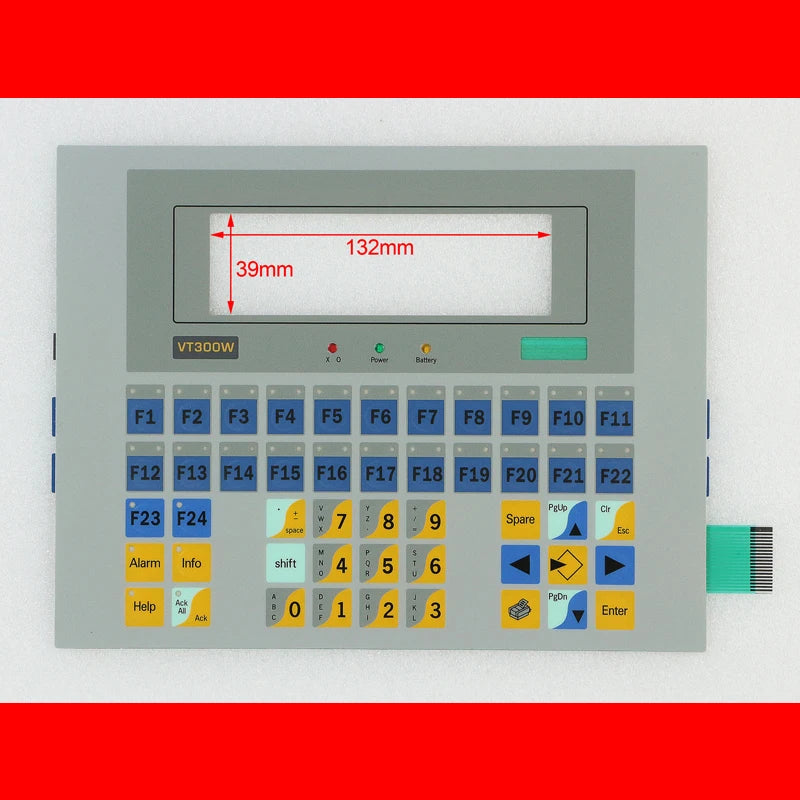 GA160 1900071292 # VT300W VT300WA0000 -- Membrane switches Keyboards Keypads