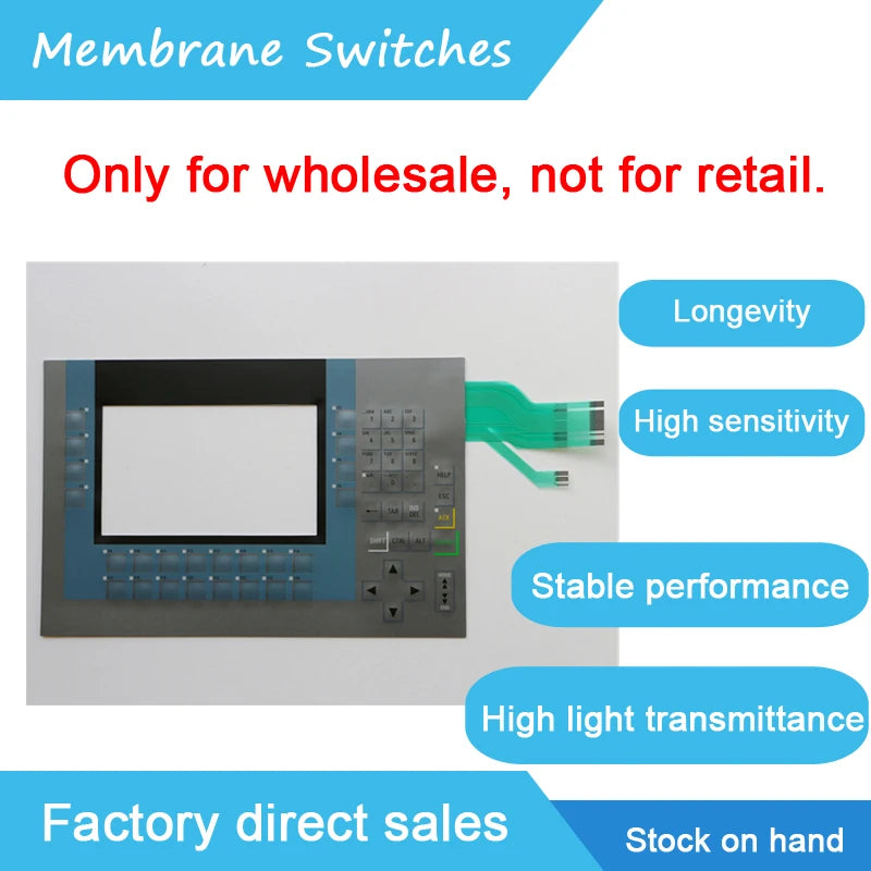 KP700 6AV2124-1GC01-0AX0 Membrane Keypad for Siemens SIMATIC HMI Comfort Panel