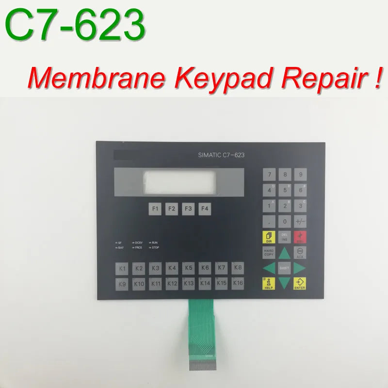 6ES7623-1AE01-0AE3 6ES7 623-1AE01-0AE3 Membrane Keypad Keyboard For  C7-623 HMI Panel Repair,Stock Inventory
