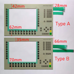 6AV6542-0DA10-0AX0 MP370 12 KEY 6AV6 542-0DA10-0AX0 Membrane Keypad For  Panel Repair,Stock Inventory