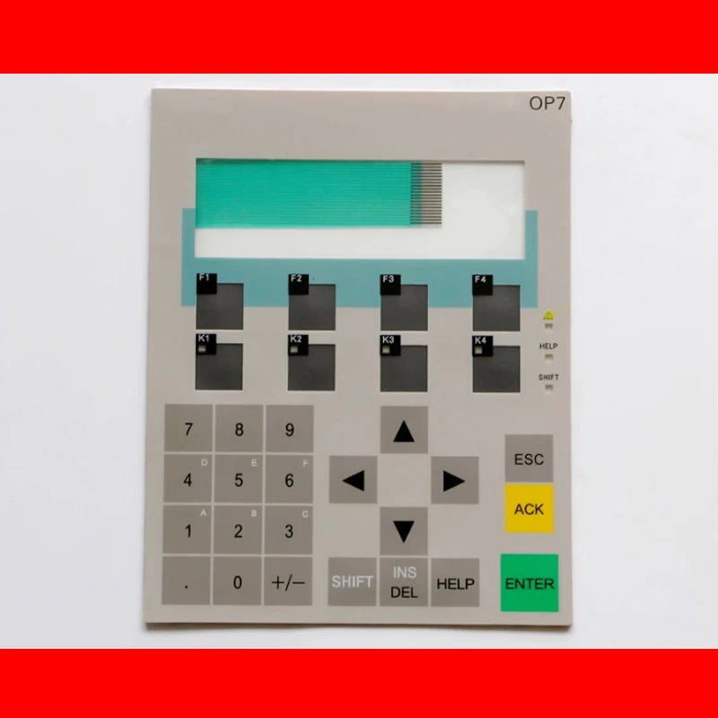 OP7 OP7/PP OP7/DP 6AV3607-1JC00-0AX1 6AV3607-1JC20-0AX1 Membrane Switch Keypad Keyboard