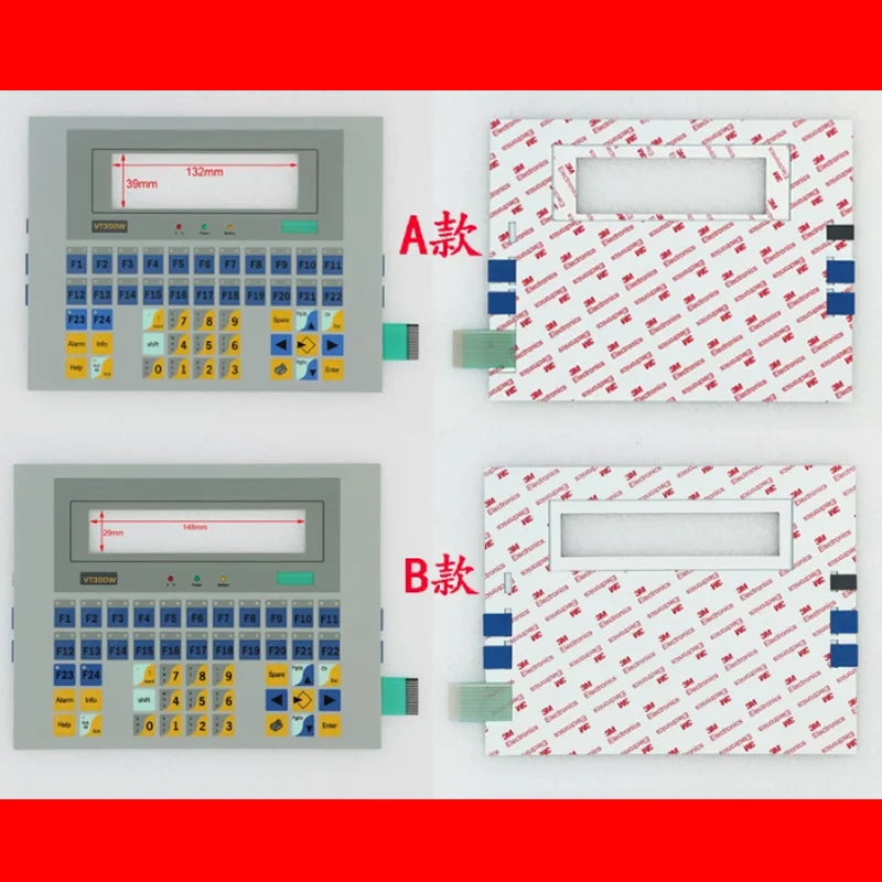 GA160 1900071292 # VT300W VT300WA0000 -- Membrane switches Keyboards Keypads