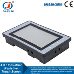 Huaqingjun 4.3" TFT LCD Touch Screen RS485/232/422 Communication DC10-30V HMI for PLC