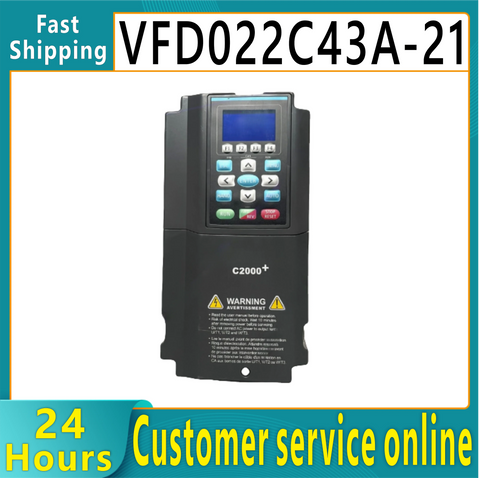 Brand new original C2000 frequency converter VFD015C43A-21 1.5/2.2/3.7/5.5/7.5/11/15/18.5/22/30/37/45/55/75/90