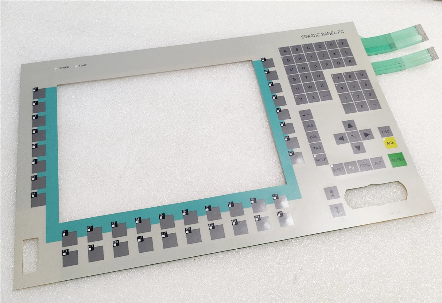 Membrane Switch Keypad PC670-12 6AV7723-1AC10-0AD0 6AV7723-1BC10-0AD0 6AV7723-1BC10-0AA0 For Siemens PC670-12 HMI Panel Keyboard Replacement