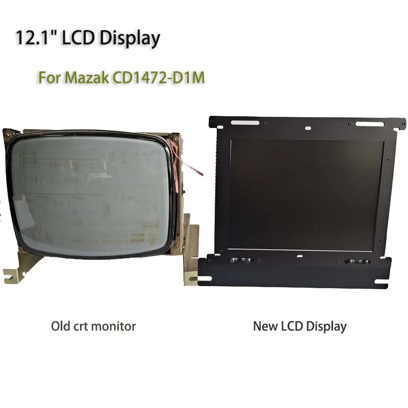 New 12.1" CD1472D1M Industrial LCD Monitor Replace For Hitachi LCD Display Mazak CD1472-D1M CNC System CRT 14" Monitor