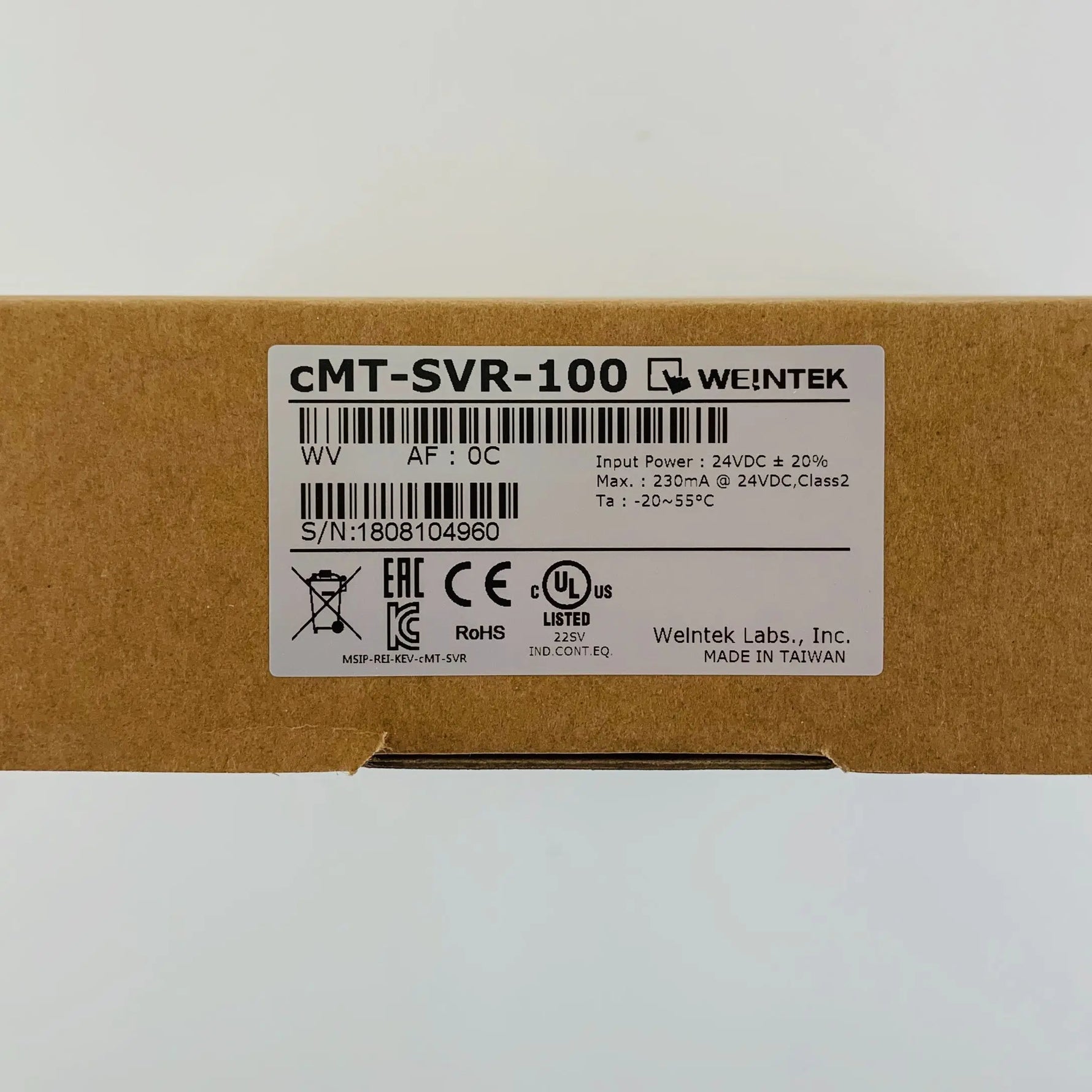 WEINTEK cMT-SVR-100 Clound HMI touch screen host controller Ethernet for Mobile phone system Tablet cMT-iV5