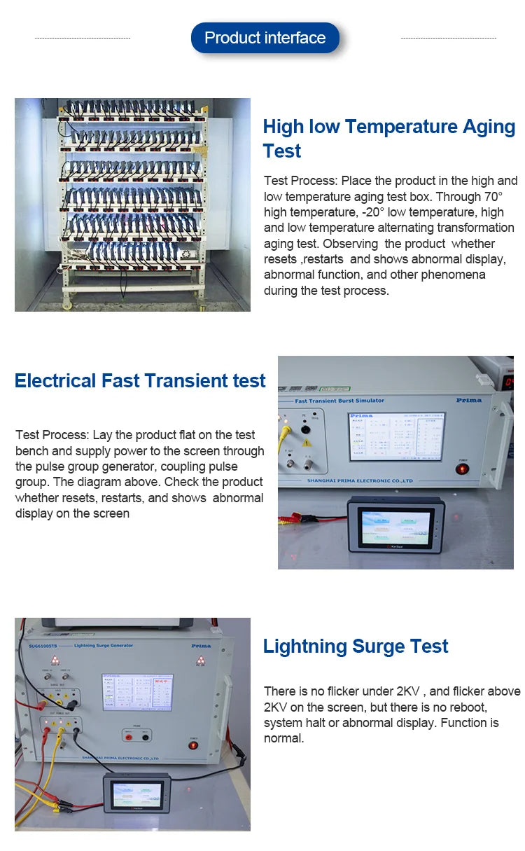 Huaqingjun 4.3" TFT LCD Touch Screen RS485/232/422 Communication DC10-30V HMI for PLC