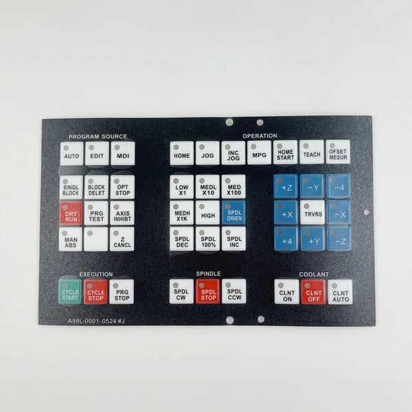 New A98L-0001-0524 #T #J #S 02 Membrane Film For  CNC Panel Repair,Available&Stock Inventory