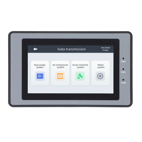Huaqingjun 4.3" TFT LCD Touch Screen RS485/232/422 Communication DC10-30V HMI for PLC