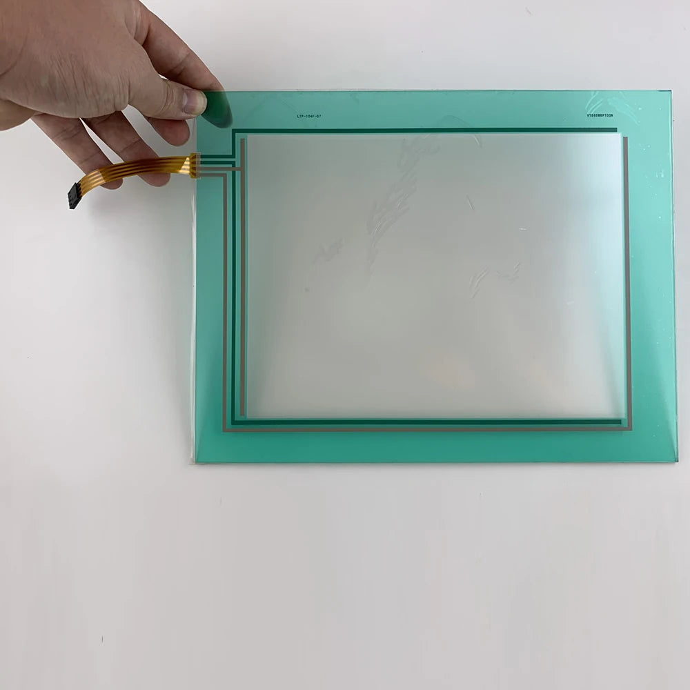 New VT585W VT585WBPTET Touch Screen Glass with membrane film For  HMI Operation Panel Repair,Available&Stock Inventory
