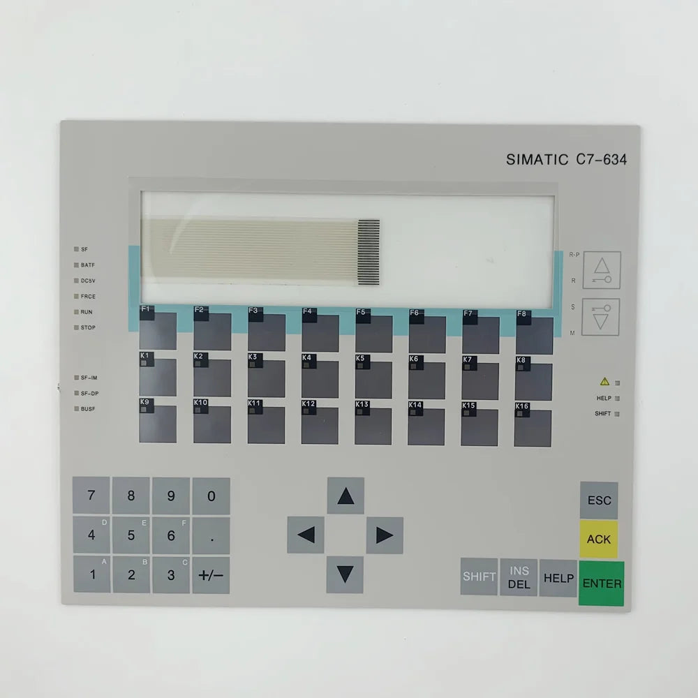 6ES7634-1DF00-0AE3 6ES7 634-1DF00-0AE3 Membrane Keypad Keyboard For  C7-634 HMI Panel Repair