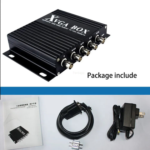 Industrial Monitor Converter GBS-8219 Support CGA/EGA/RGB To VGA For CNC Display