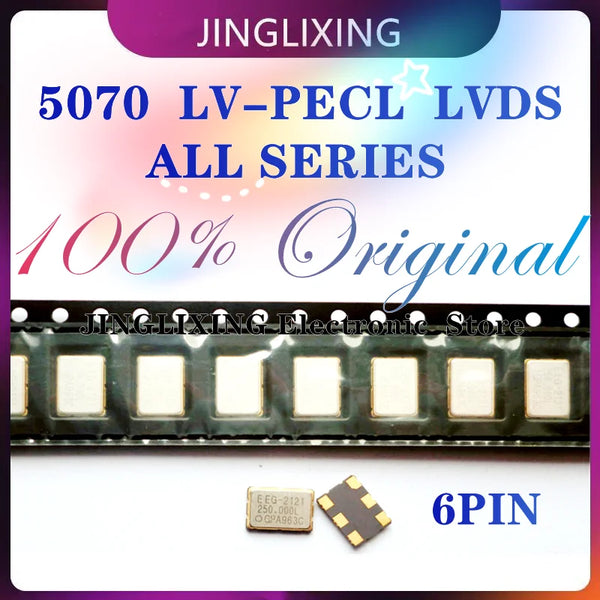 1pcs/lot New Original 5070 7050 6P LV-PECL LVDS 55.296M 61.44M 62.5M 65.536M 100M 106.25M 125M 133M 150M 200M 212.5M 250M 350M