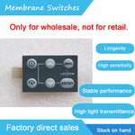 2PCS ASC400 ACS401001132 Membrane Keypad for ABB ACS400 Series Inverter Control Panel